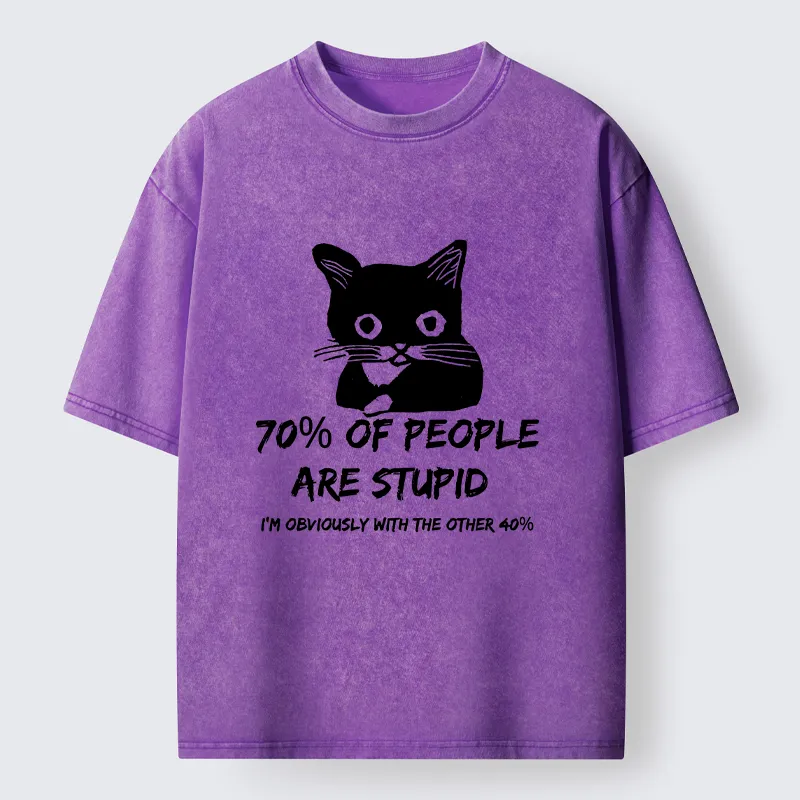 Tokyo-Tiger Opinionated Funny Washed T-Shirt