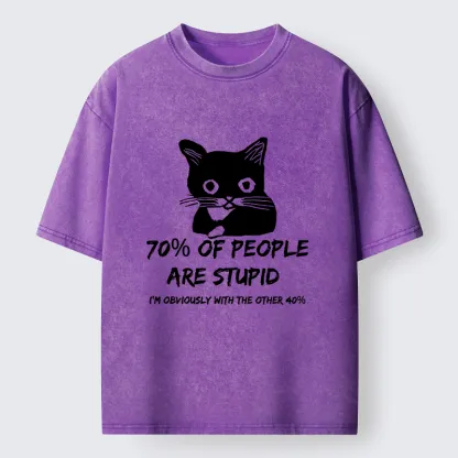 Tokyo-Tiger Opinionated Funny Washed T-Shirt