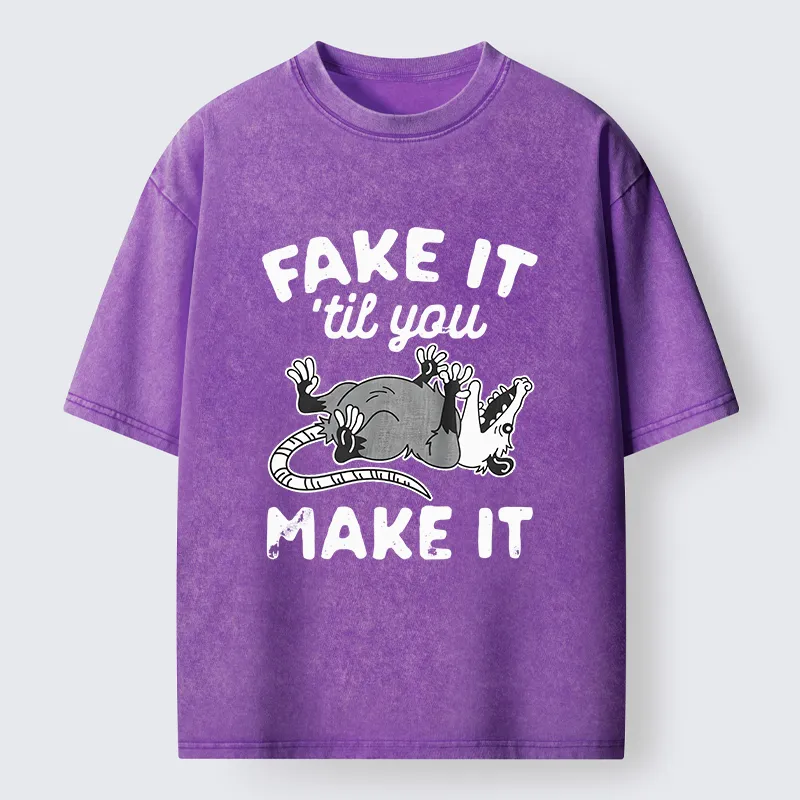 Tokyo-Tiger Pretending To Die Washed T-Shirt