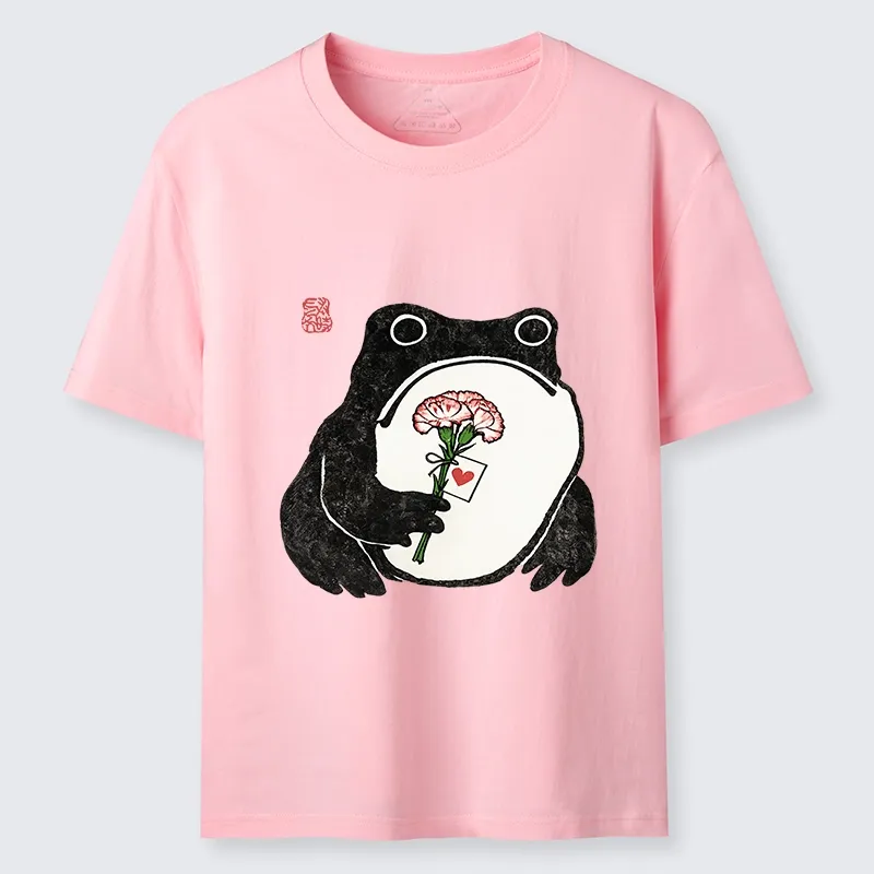 Tokyo-Tiger The Frog Holding A Carnation Classic T-Shirt