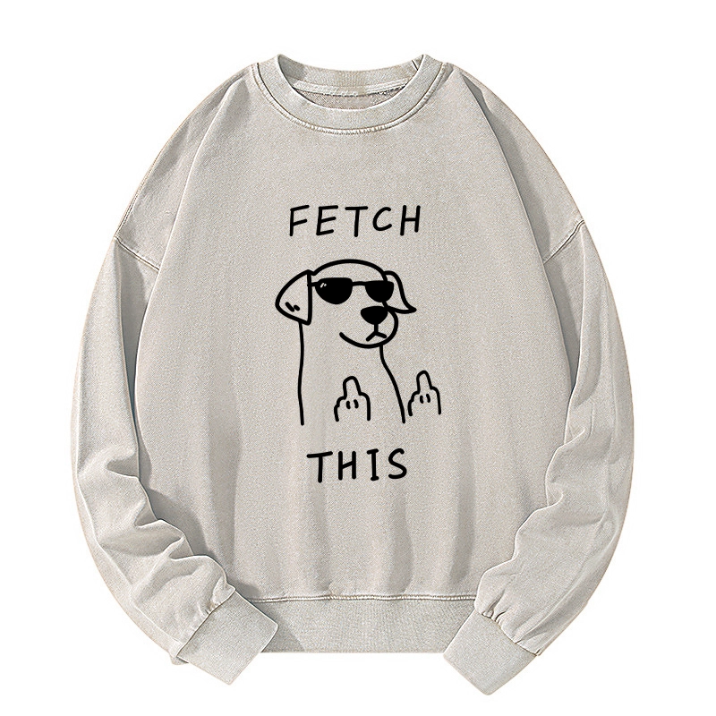 Tokyo-Tiger Rebellious Dog Washed Sweatshirt