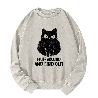 Tokyo-Tiger Consequences Of Fooling Around Washed Sweatshirt