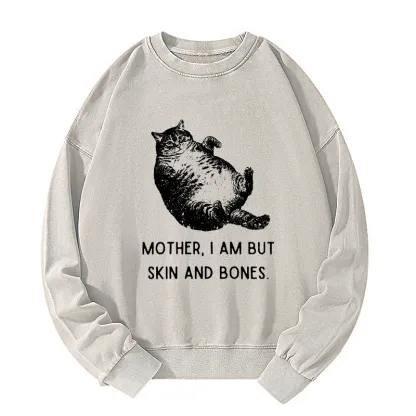 Tokyo-Tiger Overweight Cat And Its Doting Owner Washed Sweatshirt