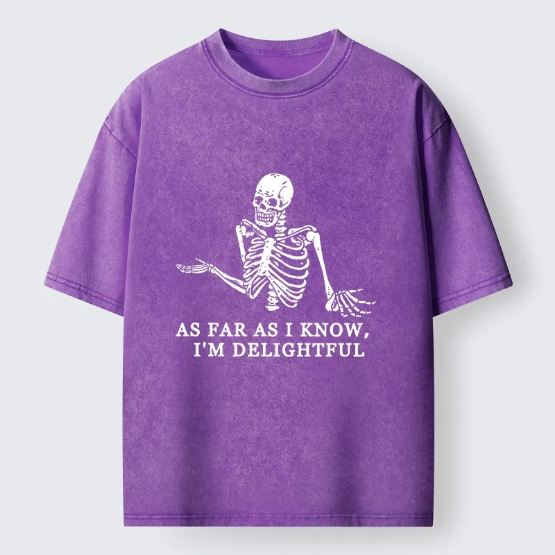 Tokyo-Tiger As Far As Bones Know Washed T-Shirt