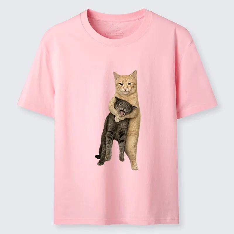 Tokyo-Tiger Orange Cat’s Tight Embrace Classic T-Shirt