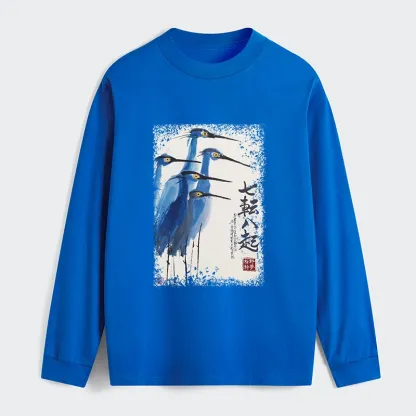 Tokyo-Tiger Wings That Never Yield Classic Long Sleeve T-Shirt