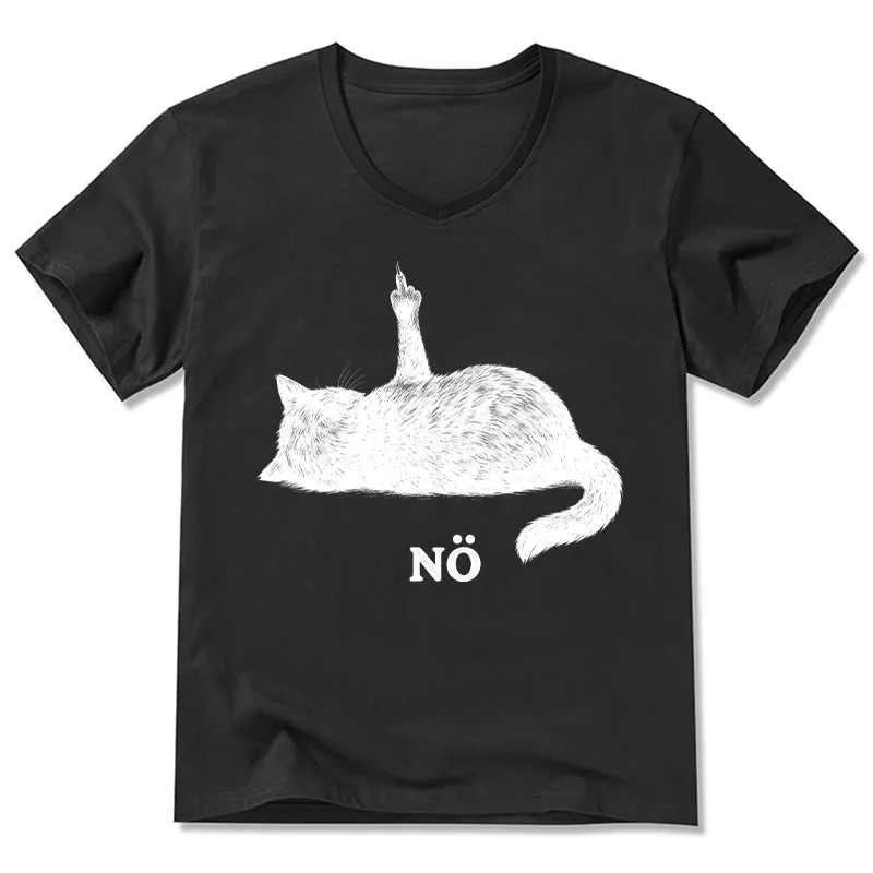Tokyo-Tiger Cat Refused V-Neck Classic T-Shirt