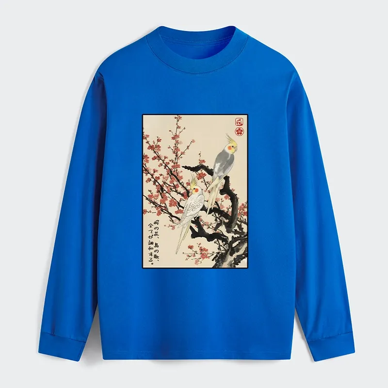 Tokyo-Tiger Whispers of Silent Blossoms Classic Long Sleeve T-Shirt