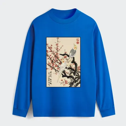 Tokyo-Tiger Whispers of Silent Blossoms Classic Long Sleeve T-Shirt
