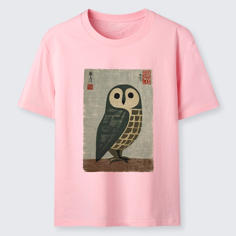 Tokyo-Tiger Traditional Owl In Japanese Art Classic T-Shirt