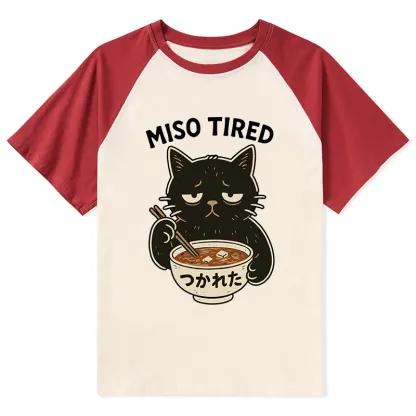 Tokyo-Tiger I’m So Tired Raglan T-shirt