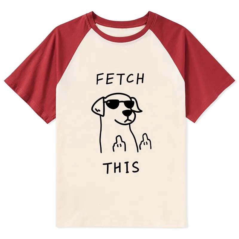 Tokyo-Tiger Rebellious Dog Raglan T-shirt