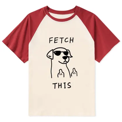 Tokyo-Tiger Rebellious Dog Raglan T-shirt