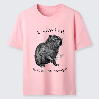 Tokyo-Tiger Capybara With A Knife Classic T-Shirt