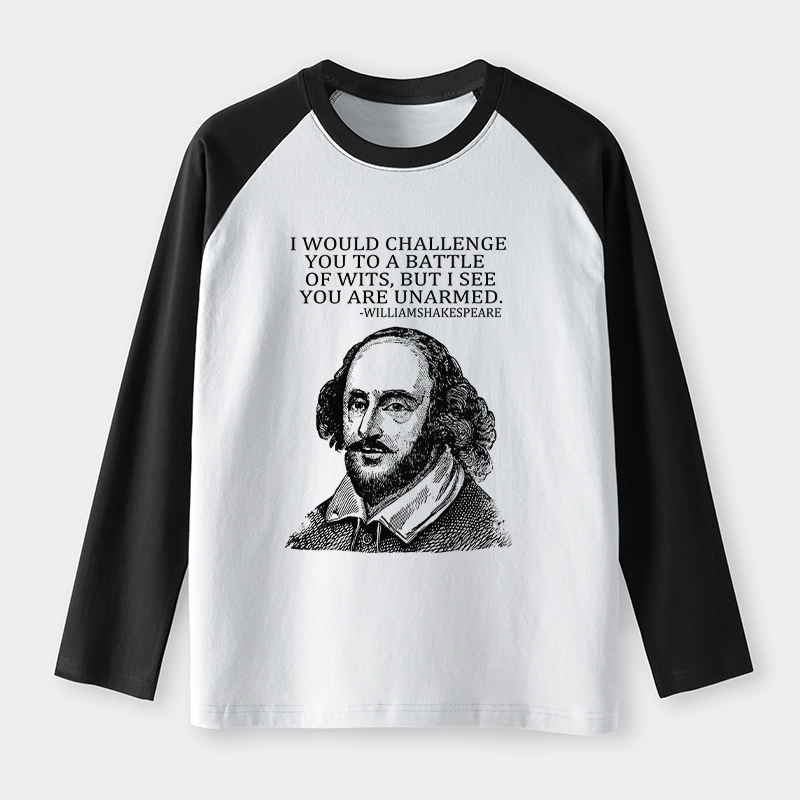 Tokyo-Tiger Your Intelligence Is Inferior To Mine Raglan Long Sleeve T-shirt