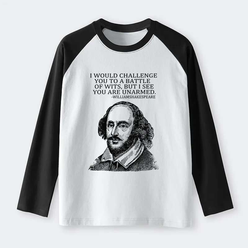 Tokyo-Tiger Your Intelligence Is Inferior To Mine Raglan Long Sleeve T-shirt