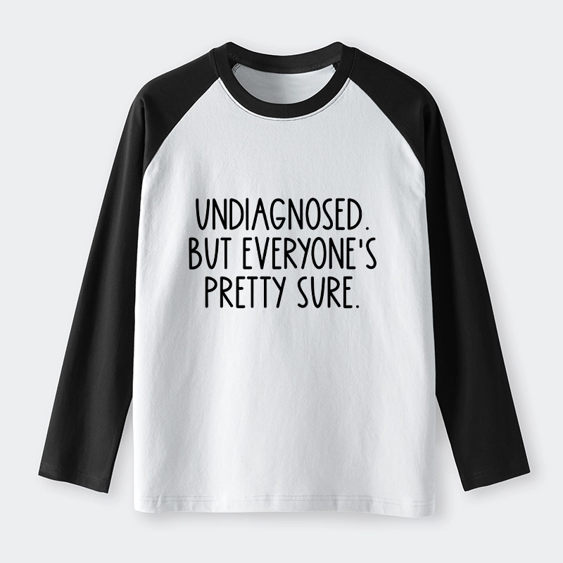 Tokyo-Tiger Self-diagnosed Illness Funny Raglan Long Sleeve T-shirt