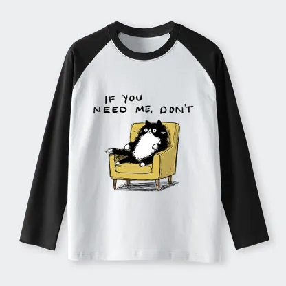 Tokyo-Tiger Unavailable Cat Raglan Long Sleeve T-shirt