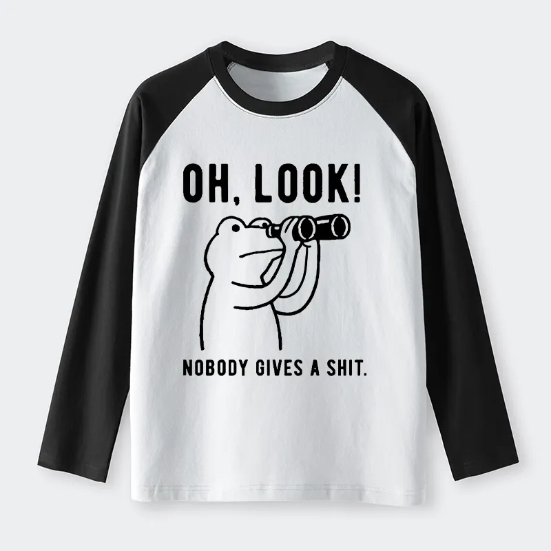 Tokyo-Tiger Frog of Indifference Raglan Long Sleeve T-shirt Sale