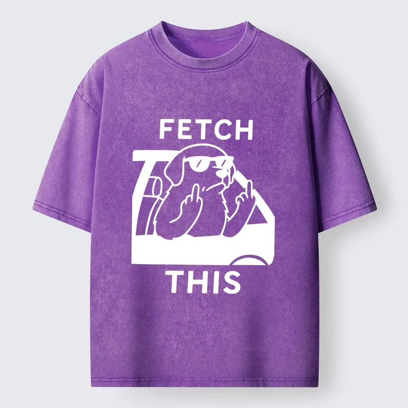 Tokyo-Tiger Sassy Dog With Sunglasses Washed T-Shirt