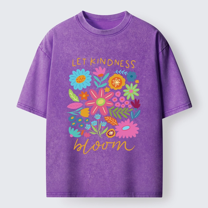 Tokyo-Tiger Let Kindness Bloom Always Washed T-Shirt