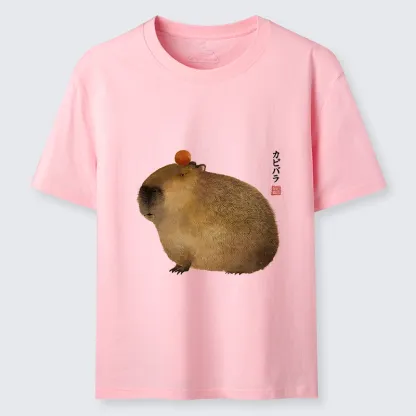 Tokyo-Tiger Calm Capybara Illustration Classic T-Shirt