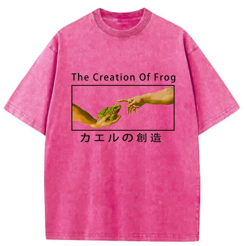 Tokyo-Tiger Creation Of Frog Washed T-Shirt