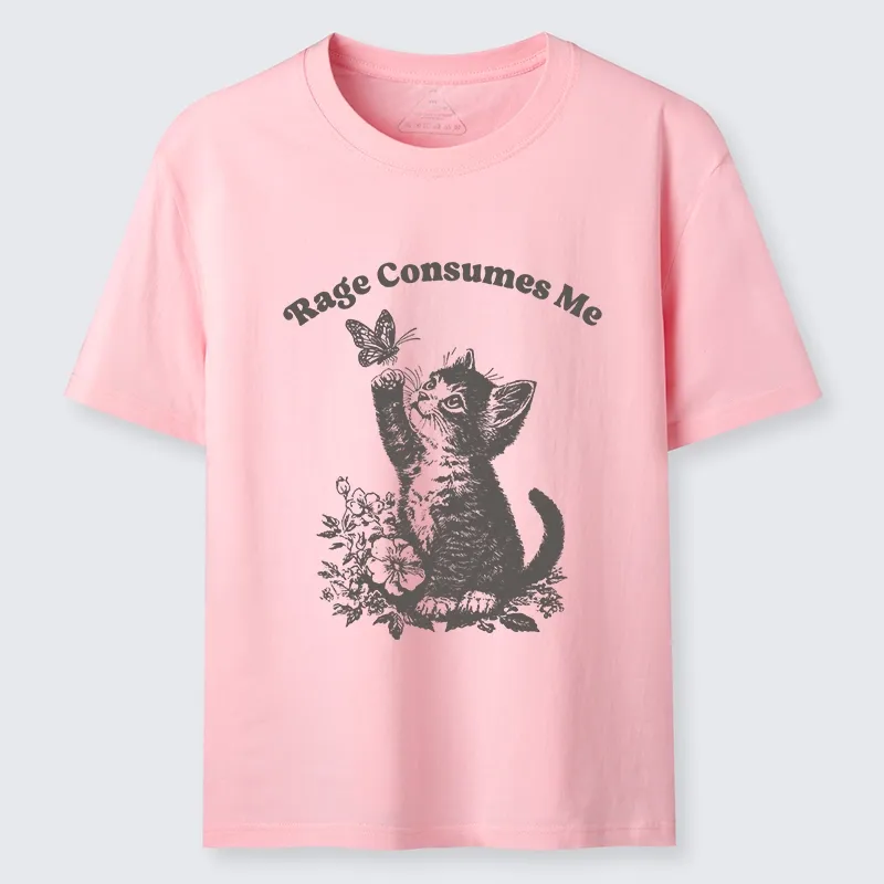 Tokyo-Tiger Rage Consumes Me Kitten Meme Classic T-Shirt