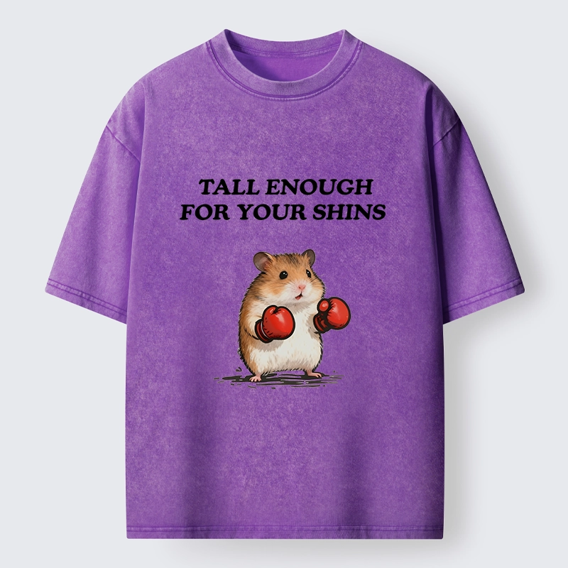 Tokyo-Tiger Meme Hamster With Boxing Gloves Washed T-Shirt