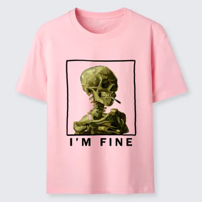 Tokyo-Tiger Skeleton Says Im Fine Classic T-Shirt