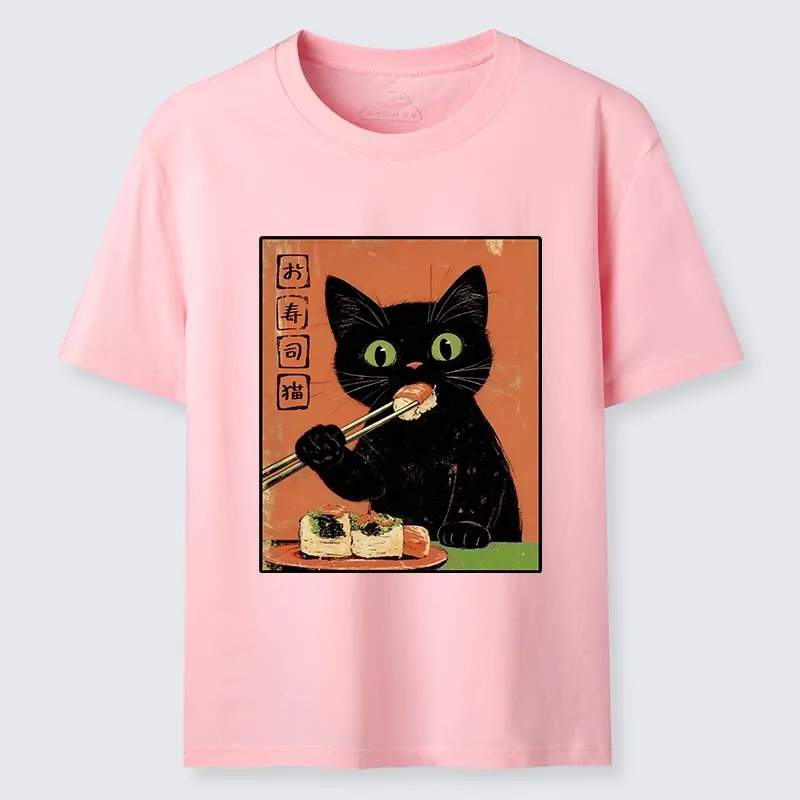 Tokyo-Tiger Japanese Style Sushi Cat Art Classic T-Shirt