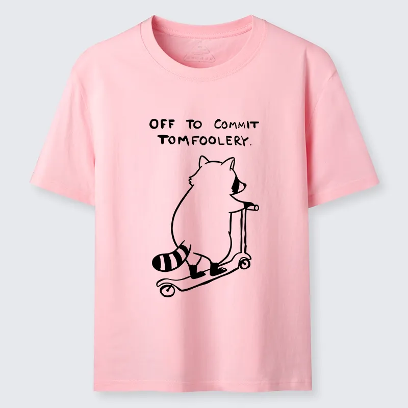 Tokyo-Tiger Scooter Raccoon Funny Meme Classic T-Shirt