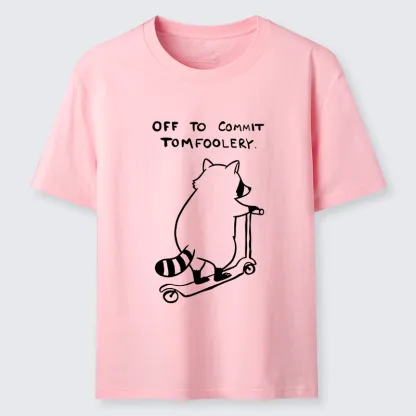 Tokyo-Tiger Scooter Raccoon Funny Meme Classic T-Shirt