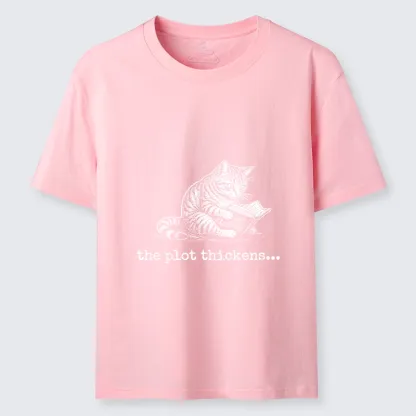 Tokyo-Tiger Meme Cat Reading Mystery Book Classic T-Shirt