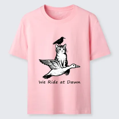 Tokyo-Tiger Funny We Ride At Dawn Classic T-Shirt