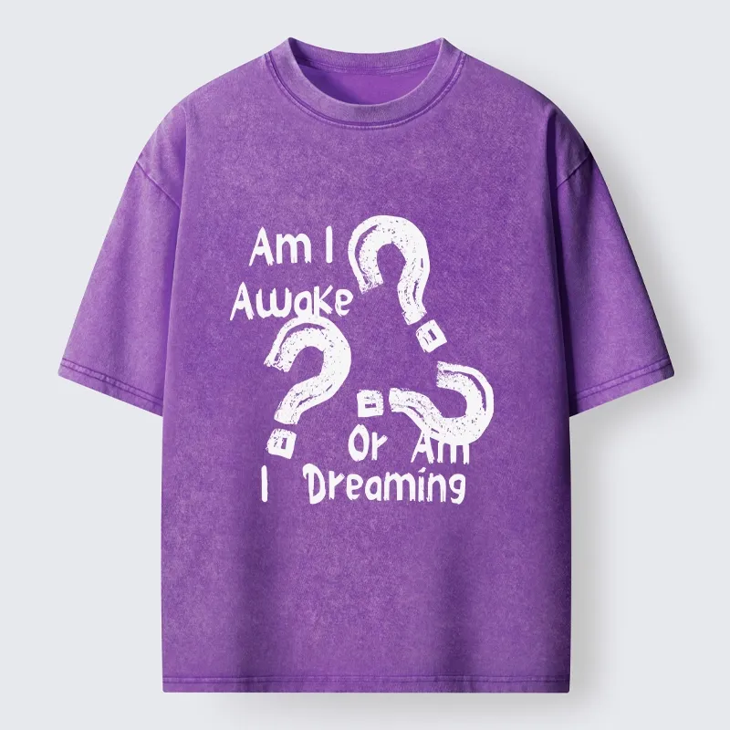 Tokyo-Tiger Mind Blown Awake Or Dreaming Washed T-Shirt