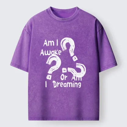 Tokyo-Tiger Mind Blown Awake Or Dreaming Washed T-Shirt