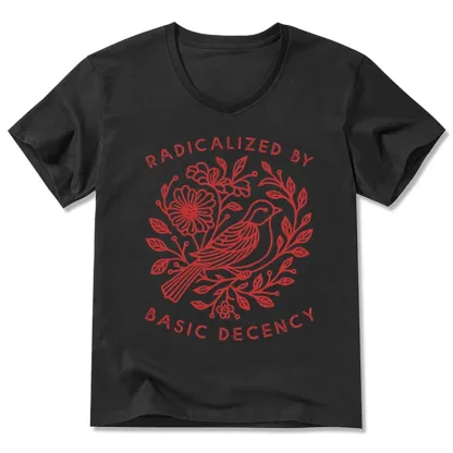 Tokyo-Tiger Pigeon That Was Moved V-Neck Classic T-Shirt