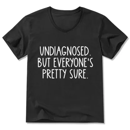 Tokyo-Tiger Self-diagnosed Illness Funny V-Neck Classic T-Shirt