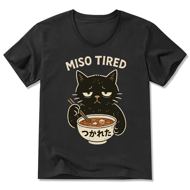Tokyo-Tiger I’m So Tired V-Neck Classic T-Shirt Sale