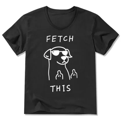 Tokyo-Tiger Rebellious Dog V-Neck Classic T-Shirt