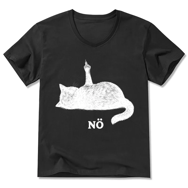 Tokyo-Tiger Cat Refused V-Neck Classic T-Shirt