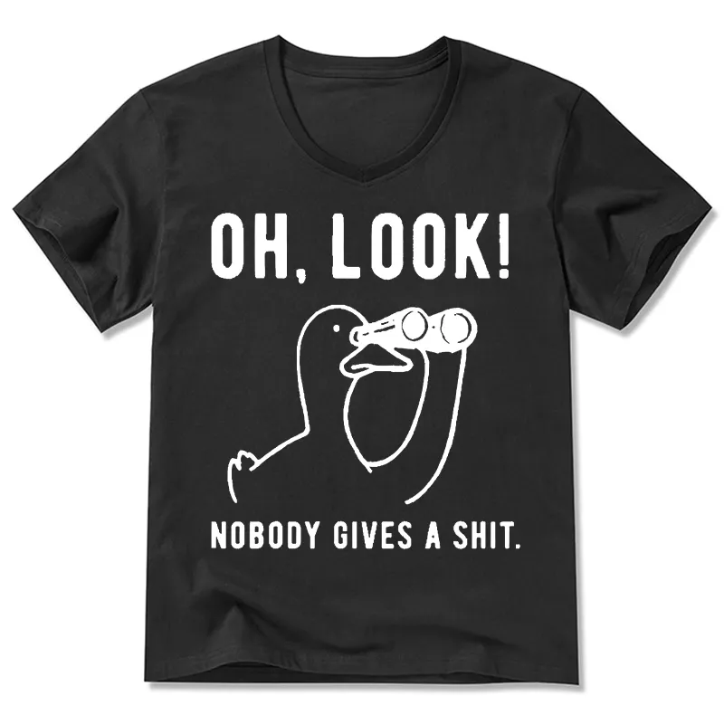 Tokyo-Tiger No One Cares About The Duck V-Neck Classic T-Shirt