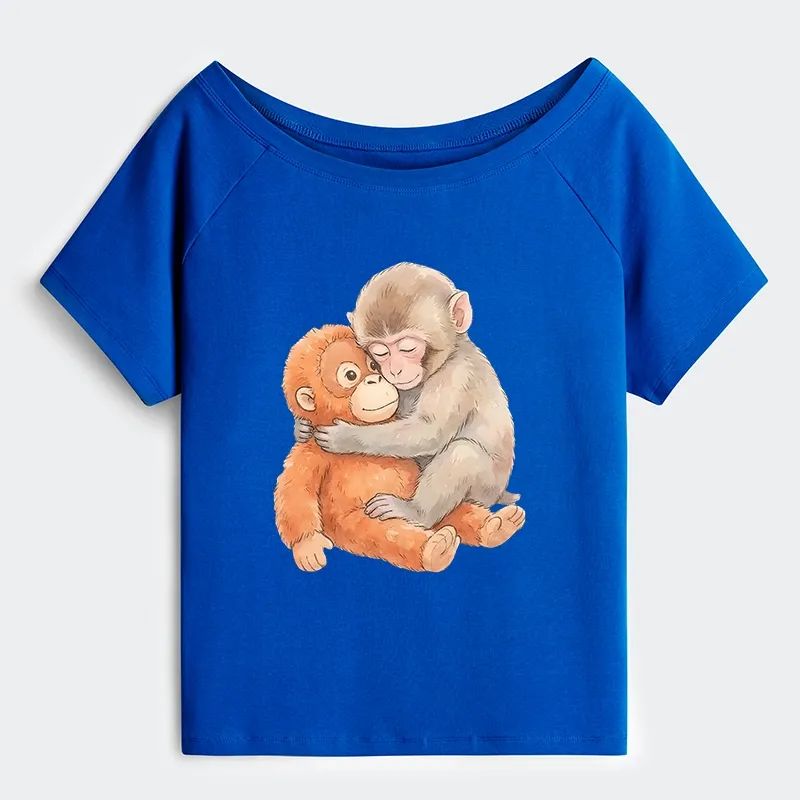 Tokyo-Tiger Poor Punch Off Shoulder T-Shirt