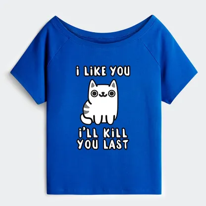 Tokyo-Tiger Cats And Humans Have A Love-hate Relationship Off Shoulder T-Shirt