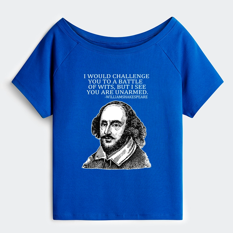 Tokyo-Tiger Your Intelligence Is Inferior To Mine Off Shoulder T-Shirt