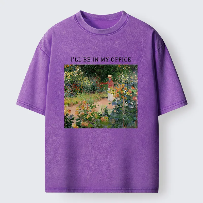 Tokyo-Tiger Planting enthusiasts Washed T-Shirt