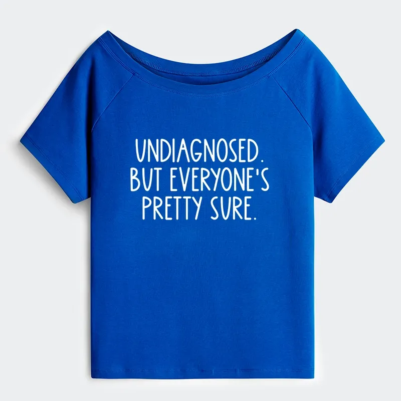 Tokyo-Tiger Self-diagnosed Illness Funny Off Shoulder T-Shirt Sale