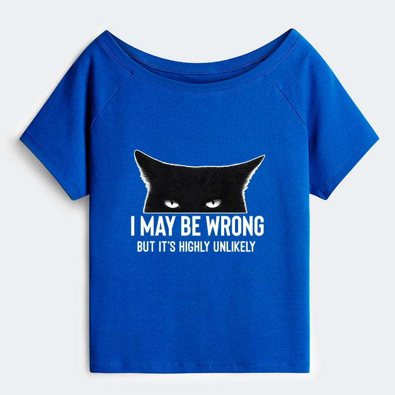 Tokyo-Tiger Cat Can Do No Wrong Off Shoulder T-Shirt