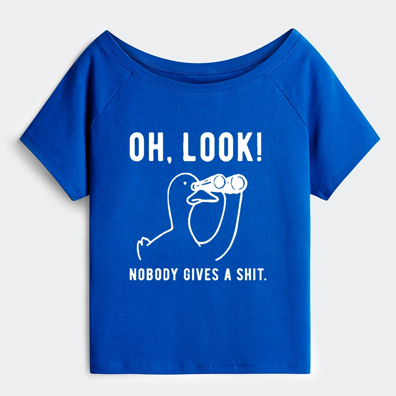 Tokyo-Tiger No One Cares About The Duck Off Shoulder T-Shirt